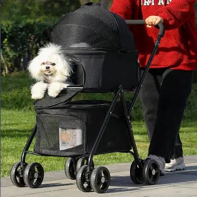 Poussette pour chien : balades confortables et tendance | Coinpourchien