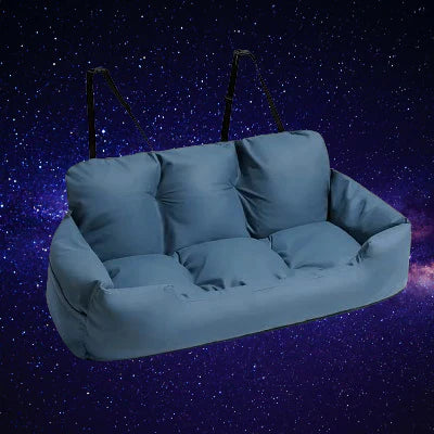 Siège auto pour chien CarrierTravelDog™ bleu – assise confortable et fixation rapide